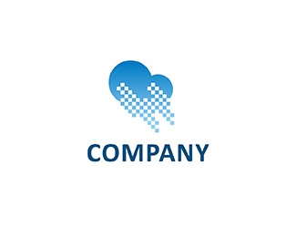 Projekt graficzny logo dla firmy online chmura