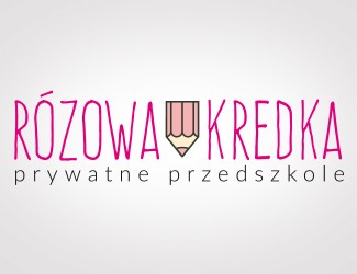Projektowanie logo dla firmy, konkurs graficzny Różowa Kredka