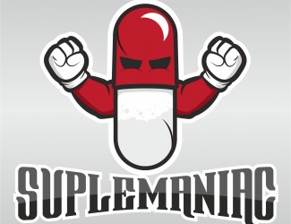 Projekt logo dla firmy suplemaniac | Projektowanie logo