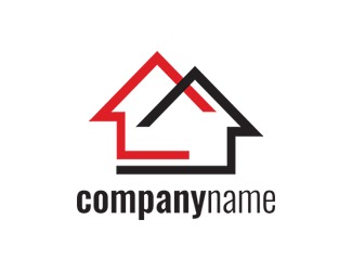 Projekt logo dla firmy domy osiedle | Projektowanie logo