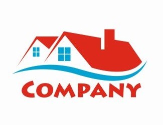 Projekt logo dla firmy Roofing Company | Projektowanie logo