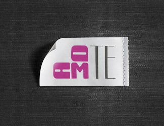 Projekt graficzny logo dla firmy online amoTe