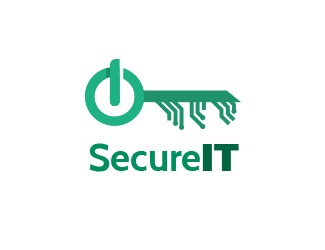 Projekt graficzny logo dla firmy online Secure IT
