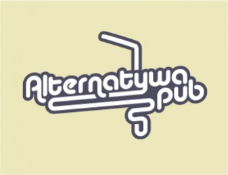 Projekt graficzny logo dla firmy online alternatywa pub