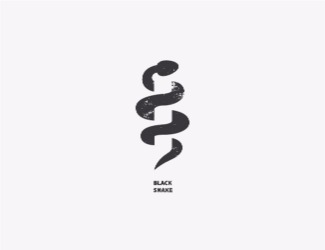 Projekt graficzny logo dla firmy online black snake