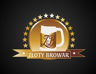 Projekt logo dla firmy Złoty Browar | Projektowanie logo