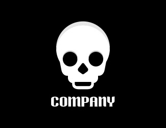 Projekt graficzny logo dla firmy online Skull
