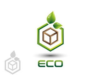 Projekt graficzny logo dla firmy online eco