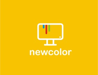Projekt logo dla firmy new color | Projektowanie logo