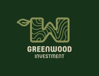 Projekt graficzny logo dla firmy online GREENWOOD
