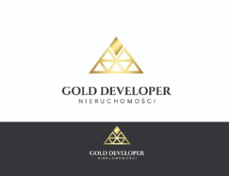 Projekt graficzny logo dla firmy online GOLD DEVELOPER