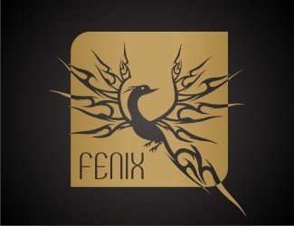 Projektowanie logo dla firm online Gold fenix