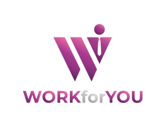 Projekt logo dla firmy WORKforYOU | Projektowanie logo