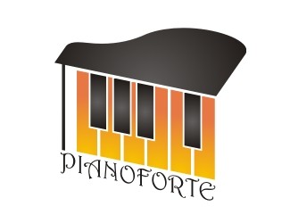 Projekt graficzny logo dla firmy online Pianoforte