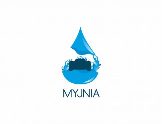 Projekt logo dla firmy Myjnia kropla | Projektowanie logo