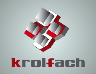 Projekt graficzny logo dla firmy online krolfach