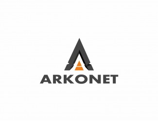 Projekt logo dla firmy ARKONET | Projektowanie logo