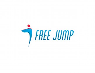 Projekt graficzny logo dla firmy online Free jump