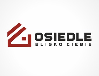Projekt graficzny logo dla firmy online OsiedleBlisko