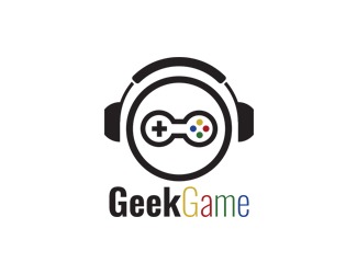 Projekt graficzny logo dla firmy online geek game