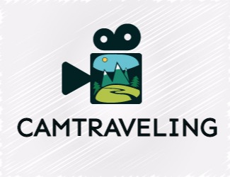 Projekt graficzny logo dla firmy online Camtraveling