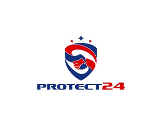 Projekt graficzny logo dla firmy online Protect24