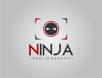 Projekt logo dla firmy NINJA Photography | Projektowanie logo