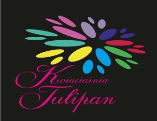 Projekt logo dla firmy Kwiaciarnia Tulipan | Projektowanie logo