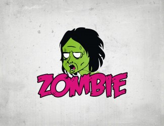 Projekt graficzny logo dla firmy online zombie