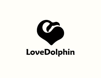 Projekt graficzny logo dla firmy online LoveDolphin