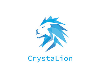 Projekt graficzny logo dla firmy online CrystaLion