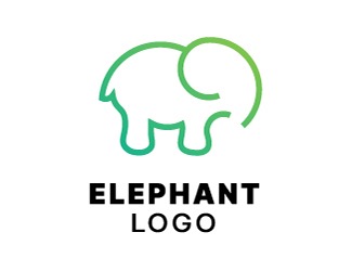 Projekt graficzny logo dla firmy online ELEPHANT LOGO