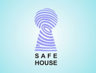 Projekt graficzny logo dla firmy online safe house