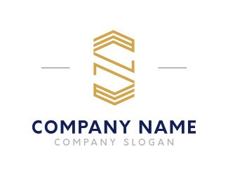Projekt graficzny logo dla firmy online S logo (shield)