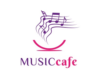 Projekt graficzny logo dla firmy online Musiccafe