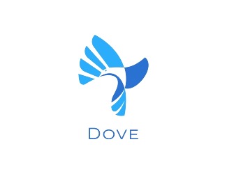 Projekt graficzny logo dla firmy online Dove