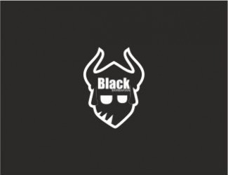 Projekt graficzny logo dla firmy online black barbarian