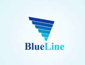Projekt graficzny logo dla firmy online BlueLine