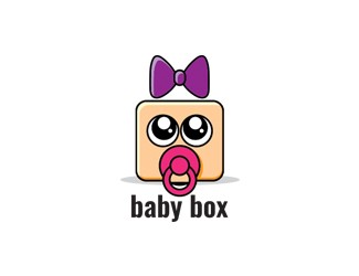 Projekt graficzny logo dla firmy online baby box