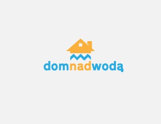 Projekt logo dla firmy Dom Nad Wodą | Projektowanie logo