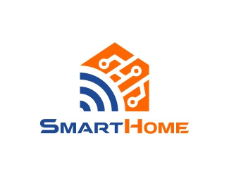 Projekt graficzny logo dla firmy online Smart Home