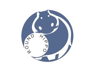 Projekt graficzny logo dla firmy online Round Hippo