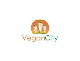 Projekt logo dla firmy VeganCity | Projektowanie logo