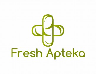 Projekt graficzny logo dla firmy online Fresh Apteka