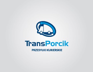 Projekt logo dla firmy transport, przesyłki kurierskie, przeprowadzki | Projektowanie logo
