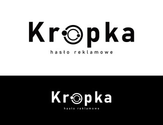 Projekt logo dla firmy Kropka | Projektowanie logo