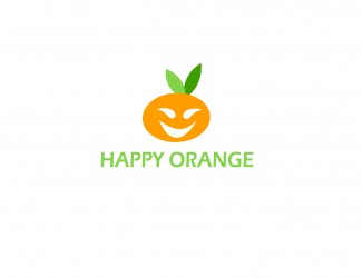 Projekt logo dla firmy Happy Orange | Projektowanie logo