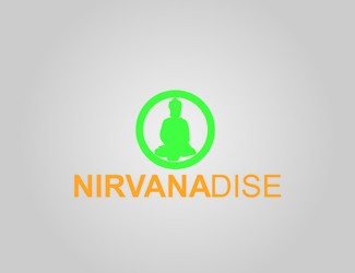 Projekt graficzny logo dla firmy online NIRVANADISE STUDIO MASAŻU