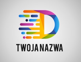 Projekt graficzny logo dla firmy online litera D