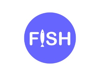 Projekt graficzny logo dla firmy online fish